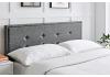 5ft King Size Montey Button back headend,fabric upholstered grey drawer storage bed frame 5